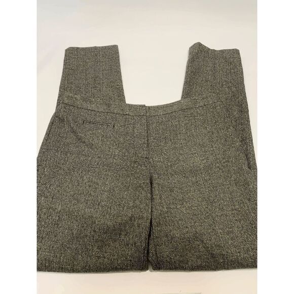 Worthington Women's Mid Rise Modern Fit Tweek Ankle Career Gray Pants Size 4 - Picture 1 of 7